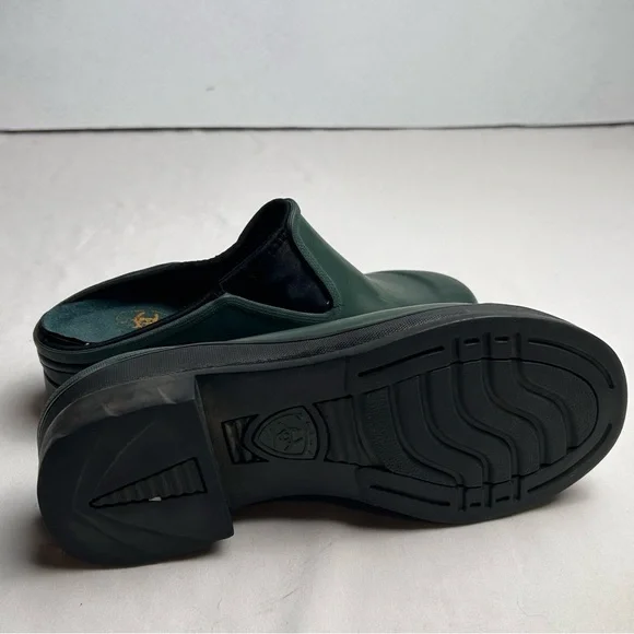 Ariat Womens Dark Green Slip-On Boots - Picture 6 of 8